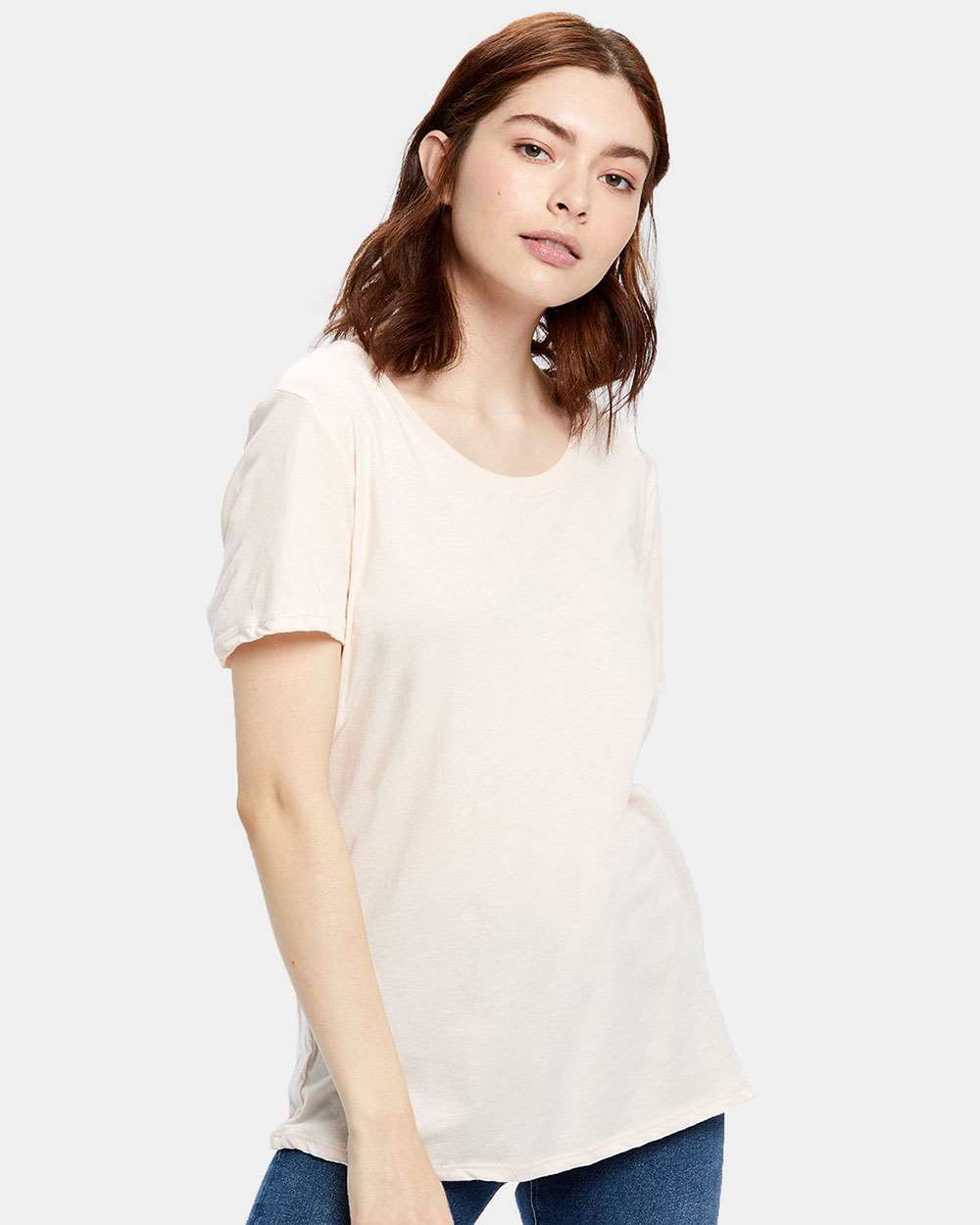 US Blanks-US115-Women's Loose Fit Boyfriend Tee - Image 8