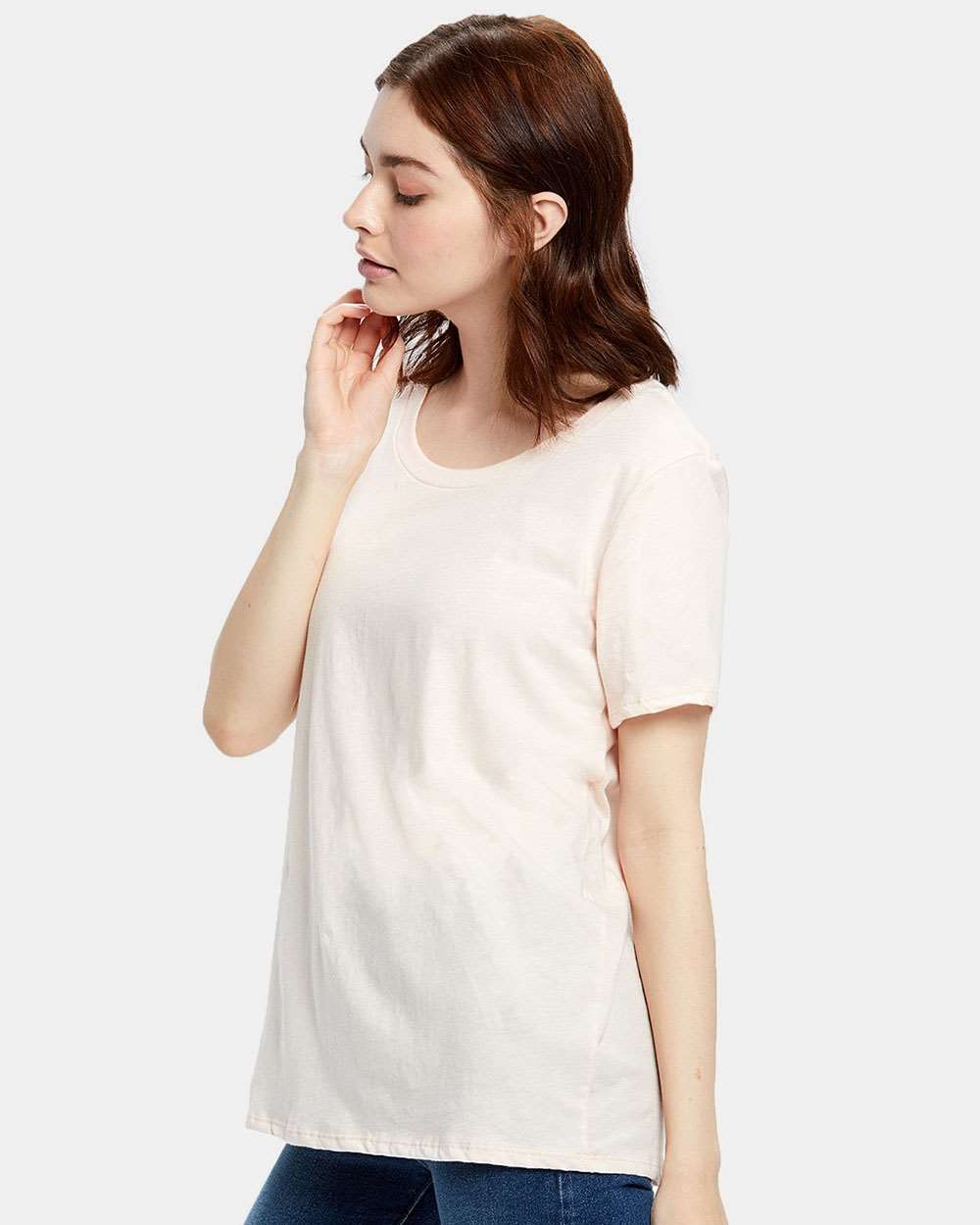 US Blanks-US115-Women's Loose Fit Boyfriend Tee - Image 9
