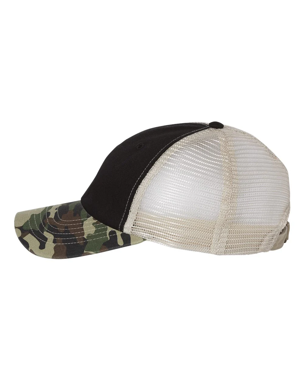 Valucap-3100-Contrast-Stitch Mesh-Back Cap - Image 3