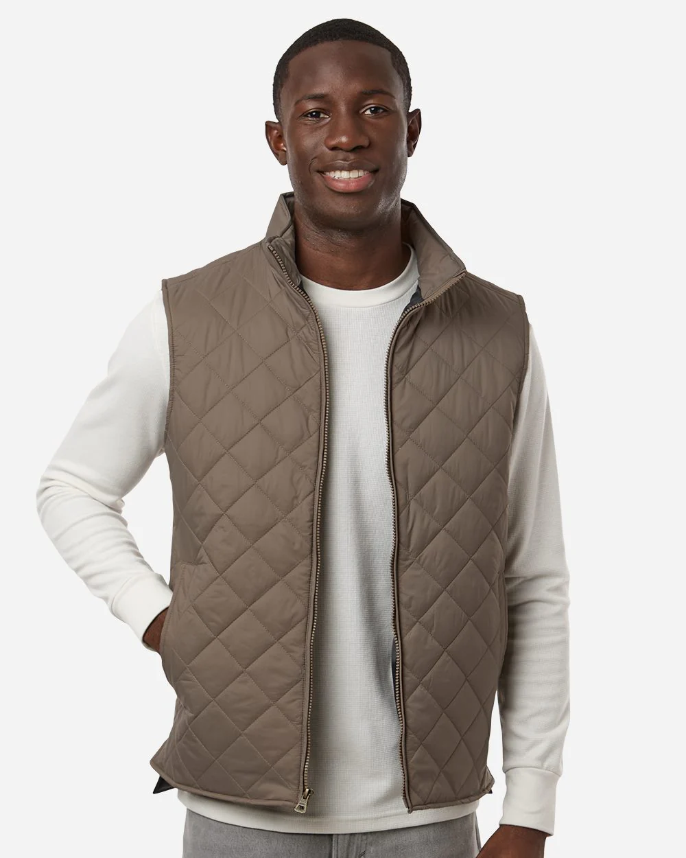 Weatherproof-207359-Vintage Diamond Quilted Vest - Image 8