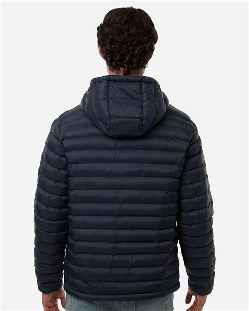 Weatherproof-26715-Men's Lightweight Poly-filled Hooded Puffer Jacket - Image 13