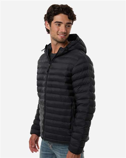 Weatherproof-26715-Men's Lightweight Poly-filled Hooded Puffer Jacket - Image 6