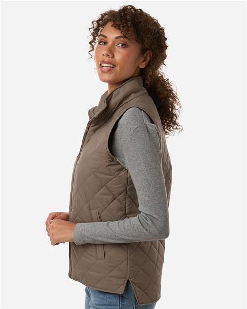 Weatherproof-W207359-Women's Vintage Diamond Quilted Vest - Image 14