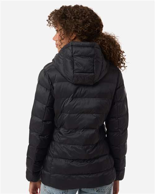 Weatherproof-W26715-Women's Lightweight Poly-filled Hooded Puffer Jacket - Image 5