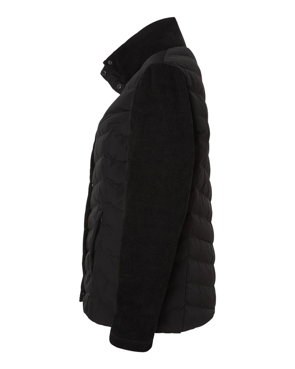 Weatherproof-W26719-Women's Mixed Media Chevron Jacket - Image 11