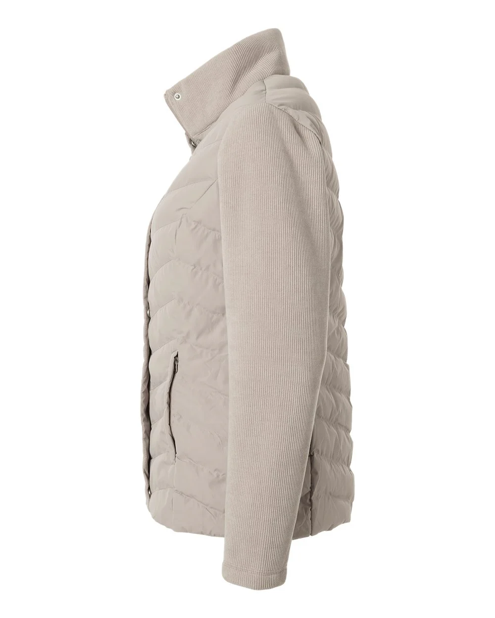 Weatherproof-W26719-Women's Mixed Media Chevron Jacket - Image 13