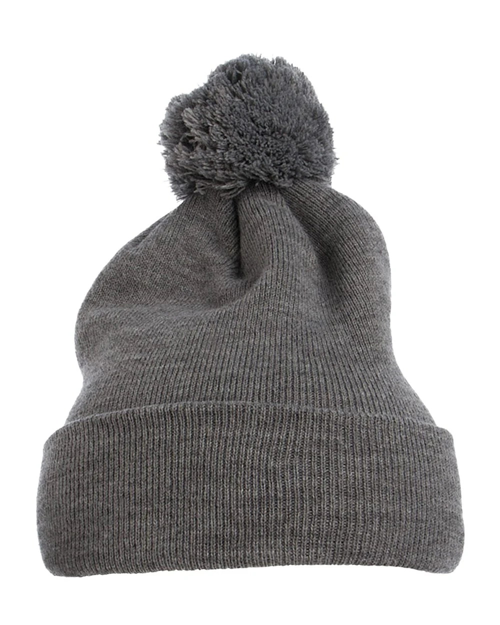 YP Classics-1501P-Pom-Pom Cuffed Knit Beanie - Image 4