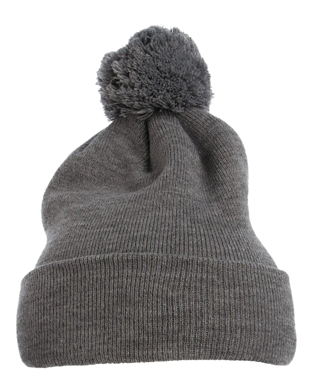 YP Classics-1501P-Pom-Pom Cuffed Knit Beanie - Image 6
