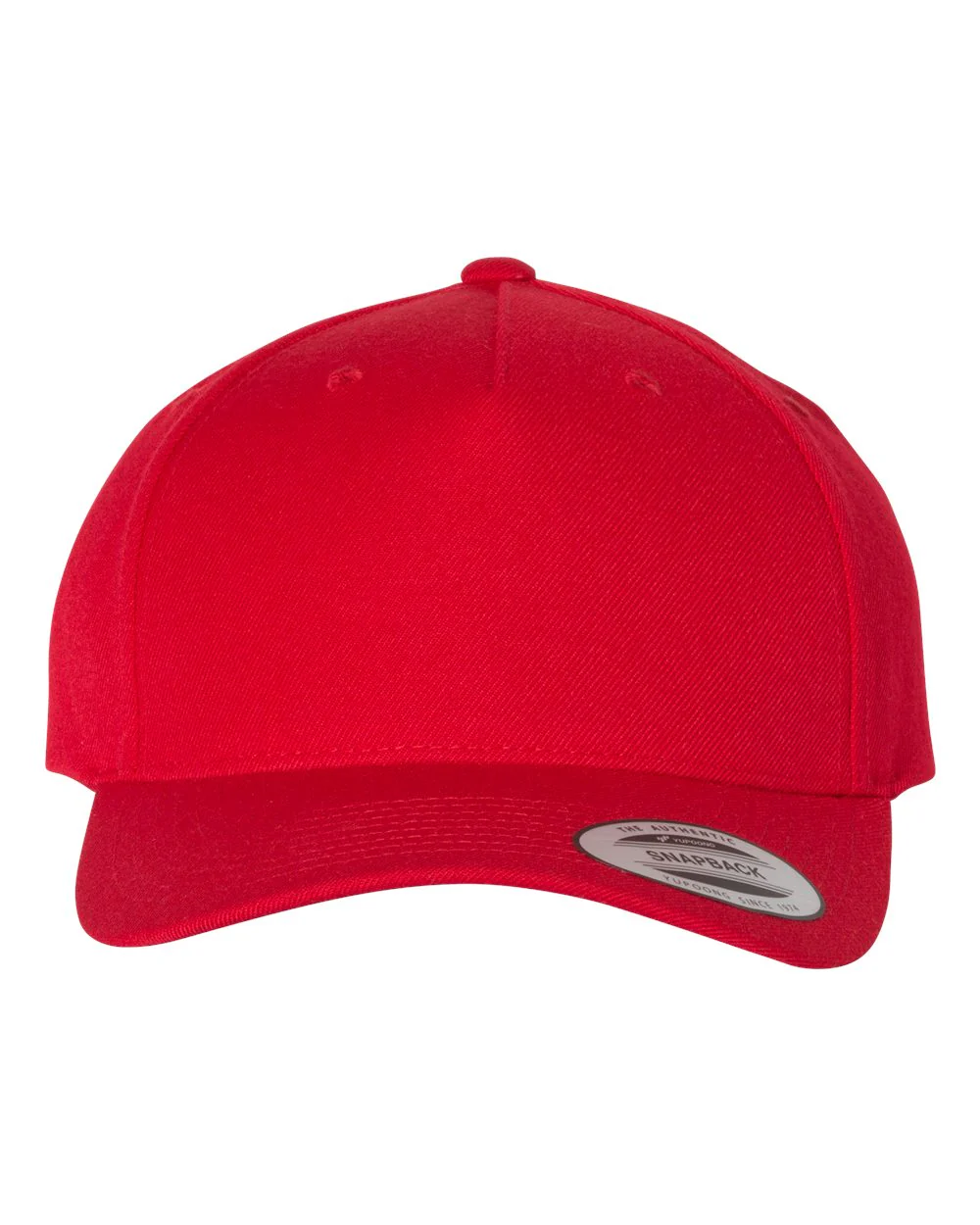 YP Classics-5789M-Premium Five-Panel Curved Visor Snapback Cap - Image 11