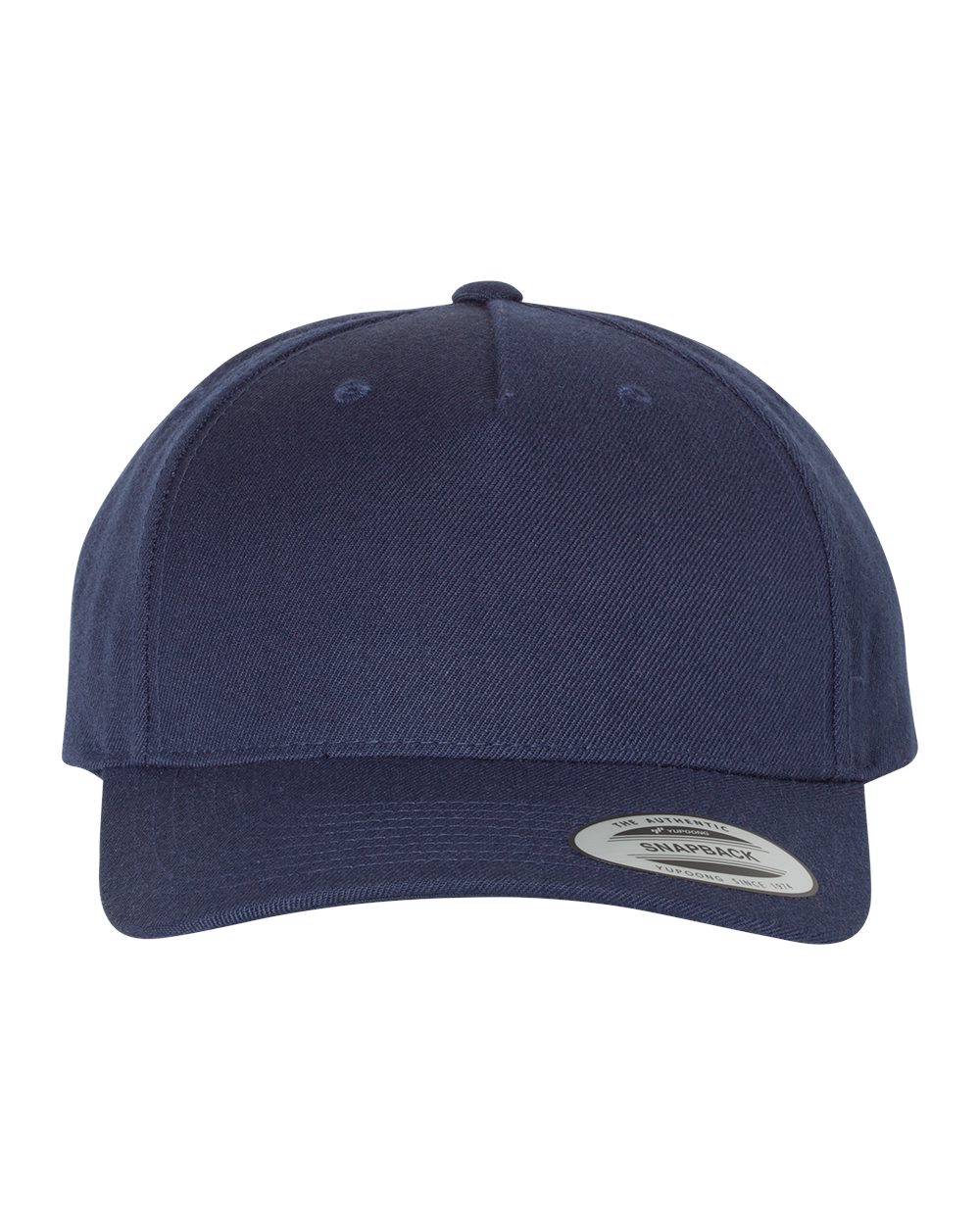 YP Classics-5789M-Premium Five-Panel Curved Visor Snapback Cap - Image 4