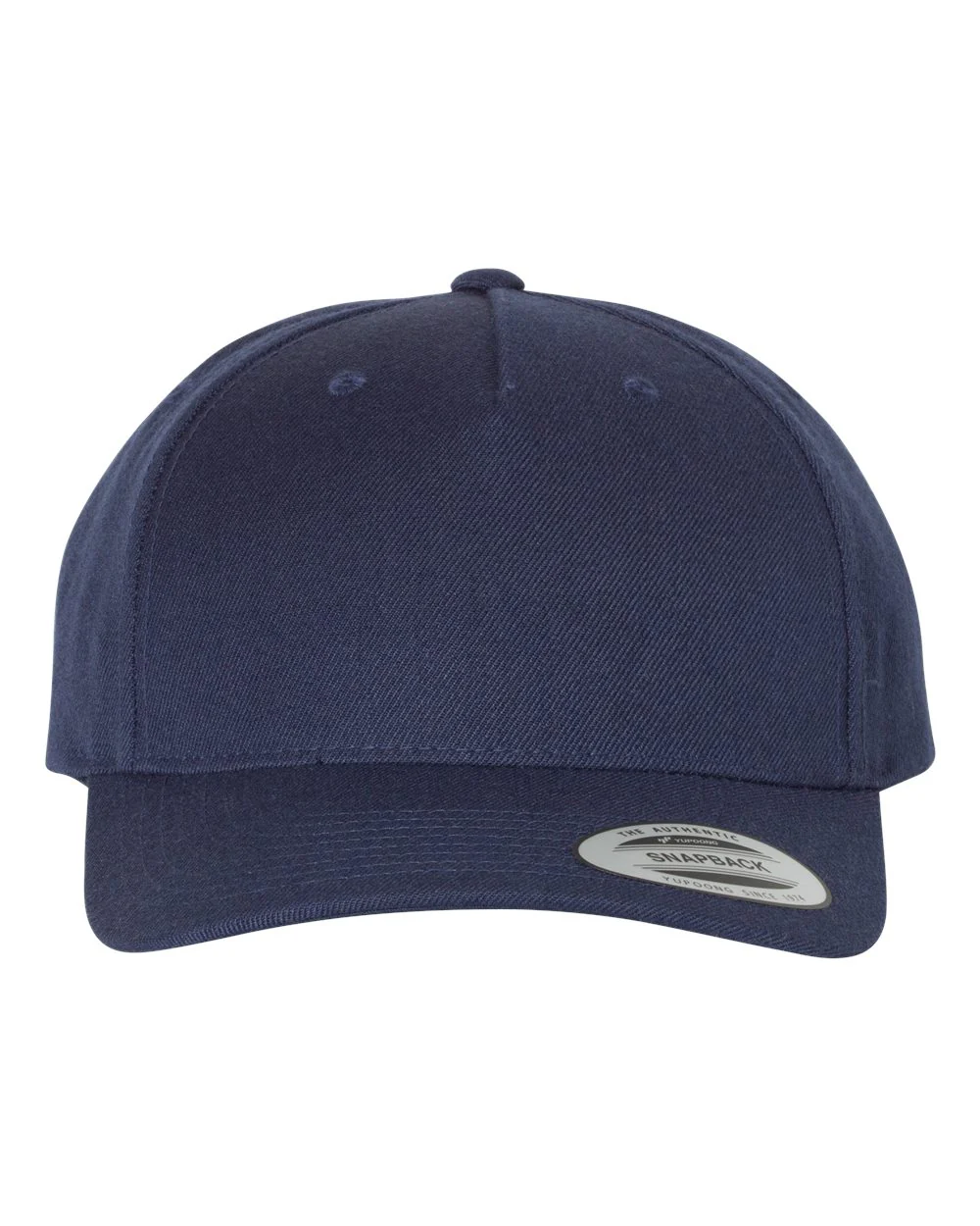 YP Classics-5789M-Premium Five-Panel Curved Visor Snapback Cap - Image 8