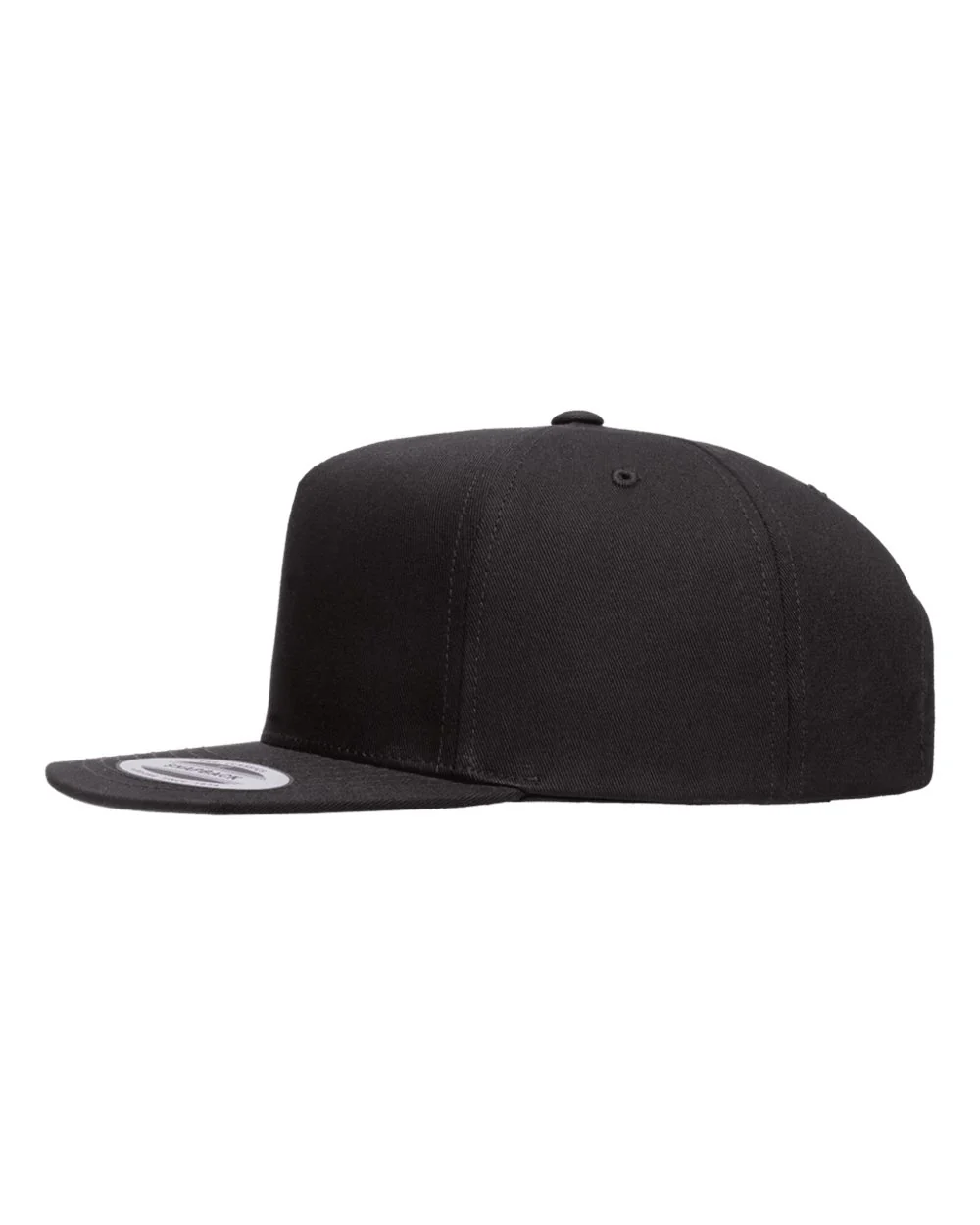YP Classics-6007-Five-Panel Cotton Twill Snapback Cap - Image 3