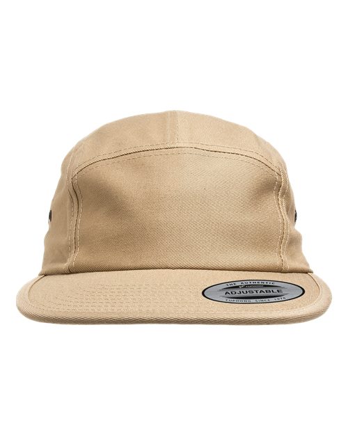 YP Classics-7005-Classic Jockey Flat Bill Cap - Image 4